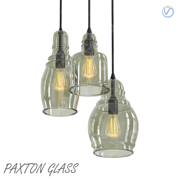 Подвесной светильник Pottery Barn Paxton Glass 3D модель