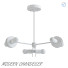 Chandelier Modern Black Gold - SH.X