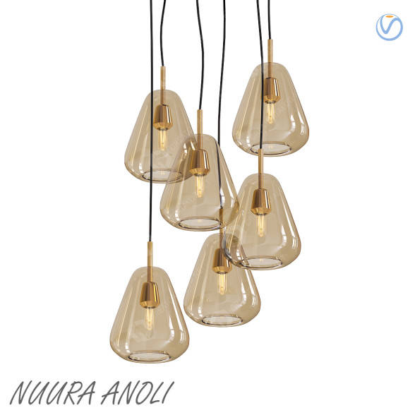 Lampe suspendue Nuura Anoli modèle 3D