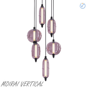 Pendant Lamp Kooku Moirai Vertical Drop