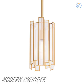 Lámpara colgante Modern Cylinder Modelo 3D