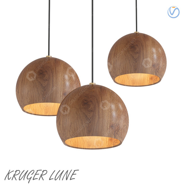 Pendant Lamp Brdr. Kruger Lune 3D model