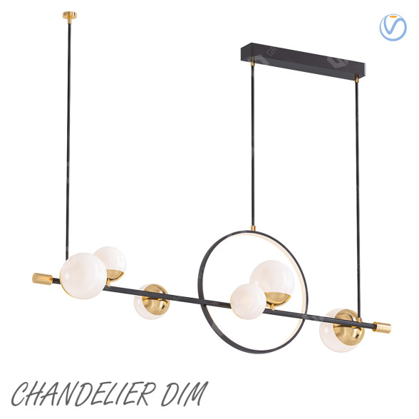 Люстра Dim Modern Nordic Style 3D модель