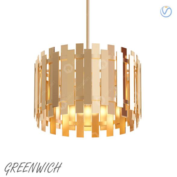 Chandelier Livex Lighting Greenwich 3D model