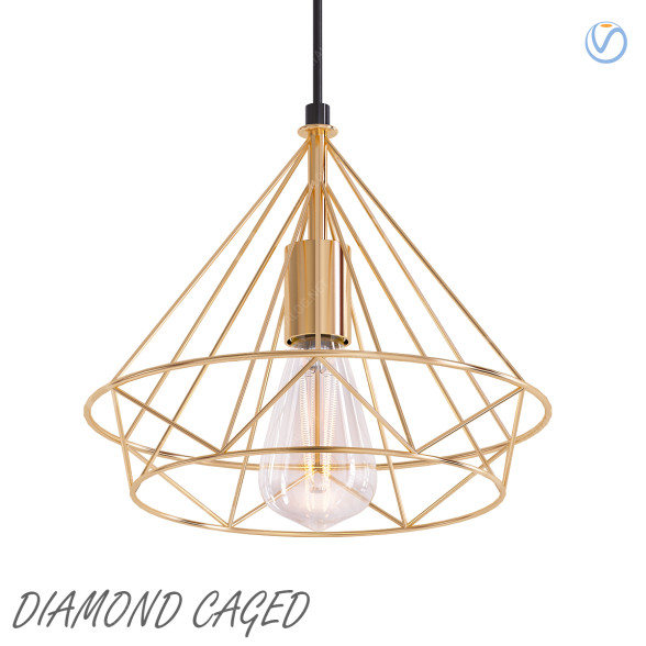 Підвісний світильник Diamond Caged 3D модель
