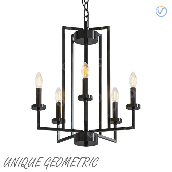 Chandelier Tudor Marion Collection by Urban Ambiance 3D model