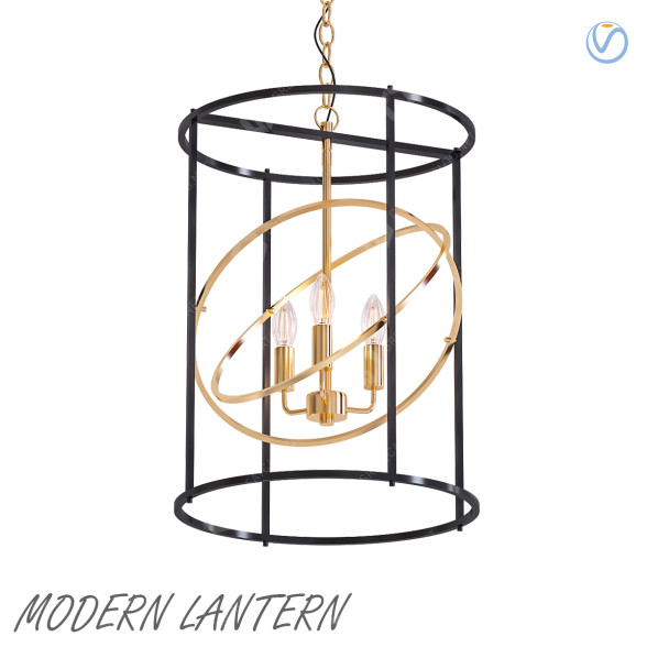 Lámpara colgante Modern Lantern Modelo 3D