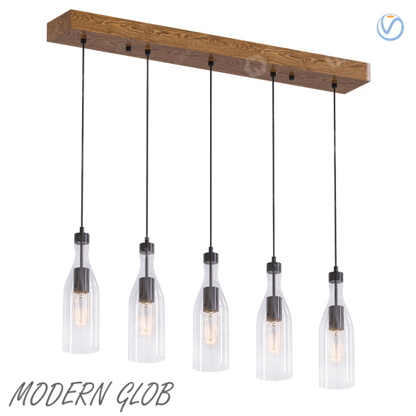 Lámpara colgante Glass Shade Modelo 3D