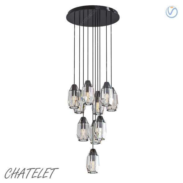 Люстра Jonathan Browning Chatelet Circular 3D модель
