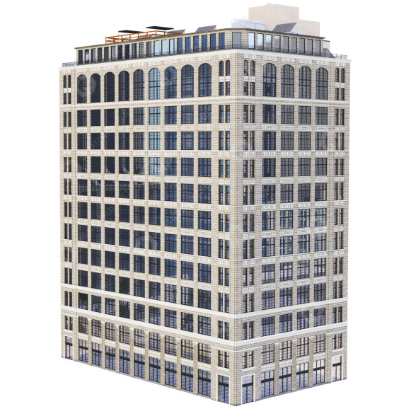 Gebäude 10th Ave New York 3D-Modell