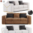 Sofa Velvet Green 3 Seater Metallic Strip - Isomiddinvfx1995
