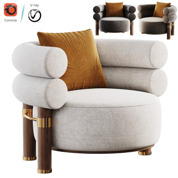 Fauteuil  Mezzo Collection Rogers Modèle 3D