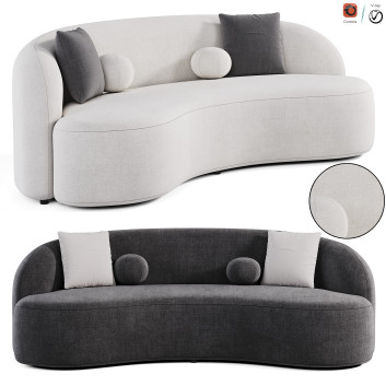 Sofa Ashcroft Modern French Knitted