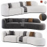 Диван Homary Curved Faux-Fur Polyester - Isomiddinvfx1995
