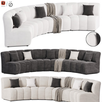 Диван Gallery Furniture Infinity Dark