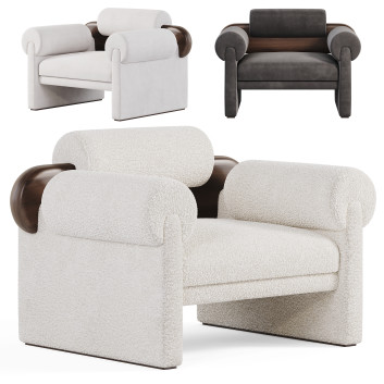 Fauteuil  Mezzo Collection Elliot Modèle 3D