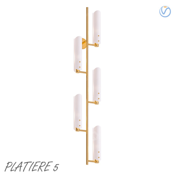 Бра Jonathan Browning Platiere 5 Light 3D модель