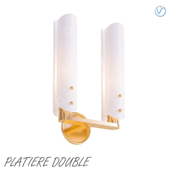 Бра Jonathan Browning Platiere Double 3D модель