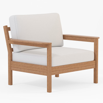 Крісло West Elm Playa Outdoor Lounge 3D модель