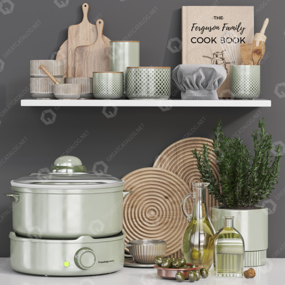 Декор Kitchen Accessories 04 3D модель