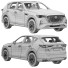 Samochód Mazda CX-60 - zifir3d