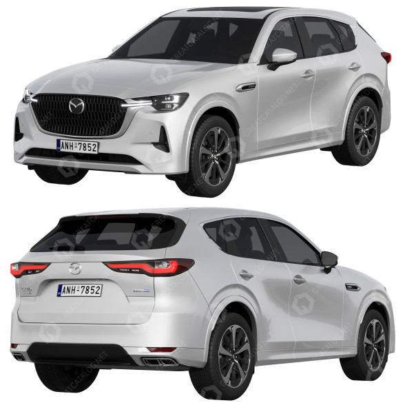 Samochód Mazda CX-60 model 3D