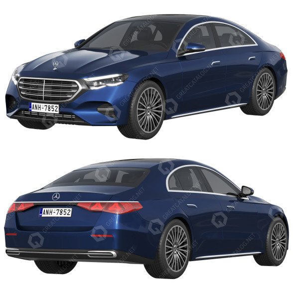 Auto Mercedes-Benz E-Class 3D-Modell
