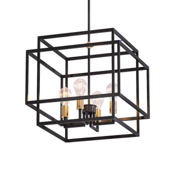 Люстра Cube Kichler 43984BK Taubert