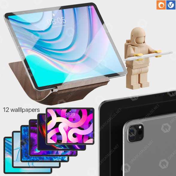 Планшет Apple iPad Pro 12.9 Inch 5th Generation 3D модель