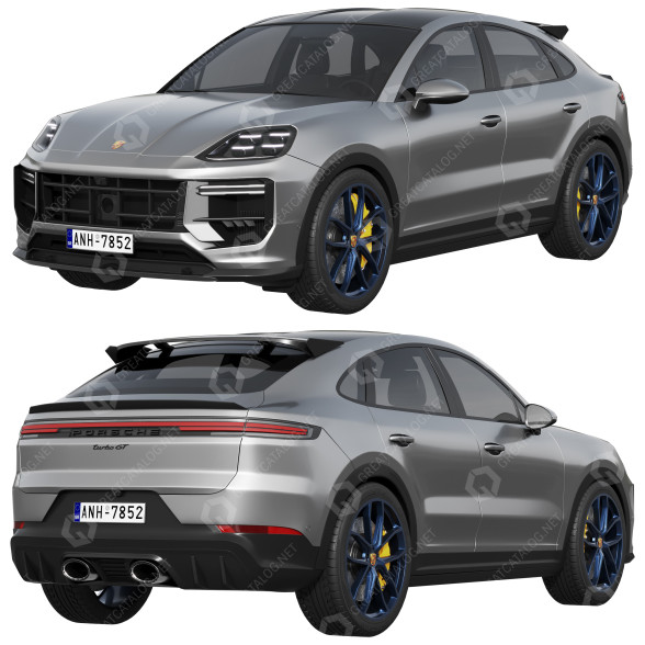 Coche Porsche Cayenne Turbo GT Modelo 3D