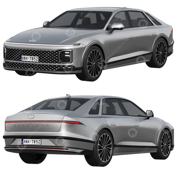 Auto Hyundai Grandeur 3D-Modell