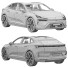 Auto Volvo Polestar 4 - zifir3d