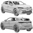 Car Renault Megane E-Tech - zifir3d