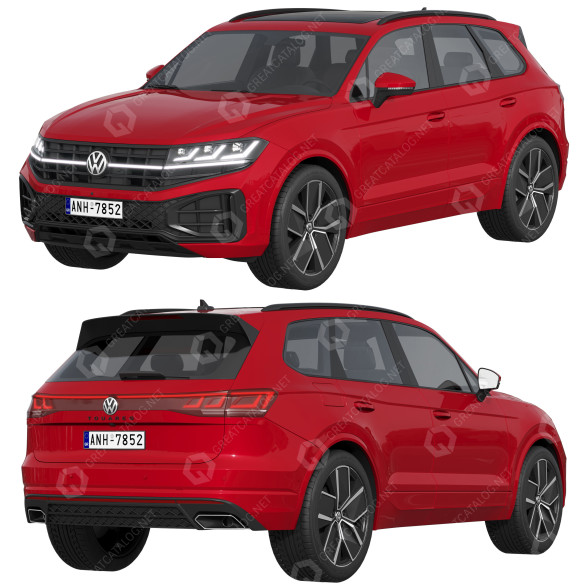Автомобіль Volkswagen Touareg 2024 3D модель
