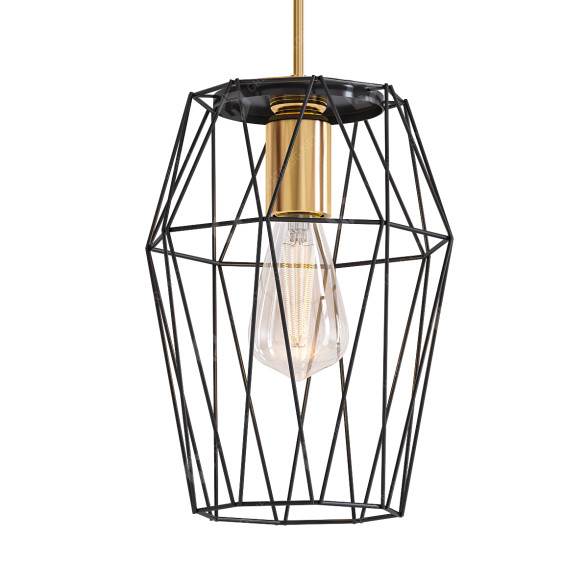 Pendant Lamp Shades of Light Wire Deco Mixed Metal 3D model