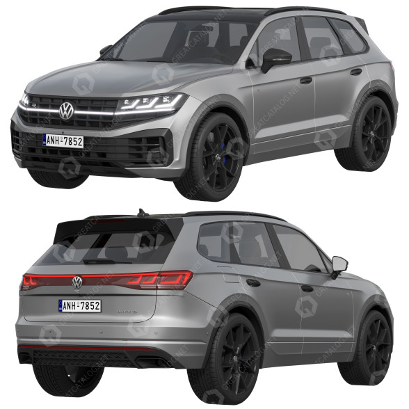 Coche Volkswagen Touareg R eHybrid Modelo 3D