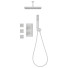 Душовий набір GoodBZ Matte Black Thermostatic Rain Mixer - Ginex