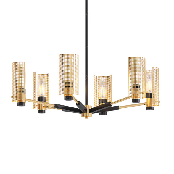Żyrandol Troy Lighting Pilsen model 3D