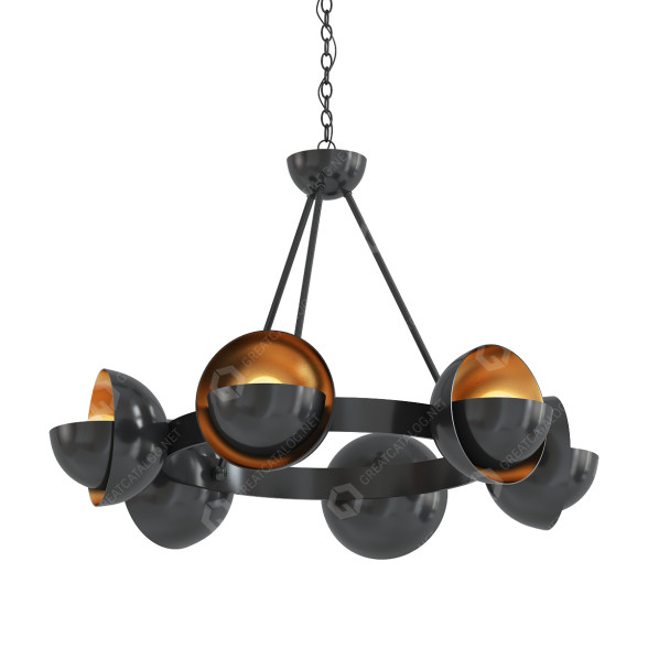 Lustre Troy Lighting Sunset Blvd modèle 3D