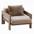 Sillón Minotti Alison Iroko Outdoor - SIaArt