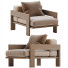 Sillón Minotti Alison Iroko Outdoor - SIaArt