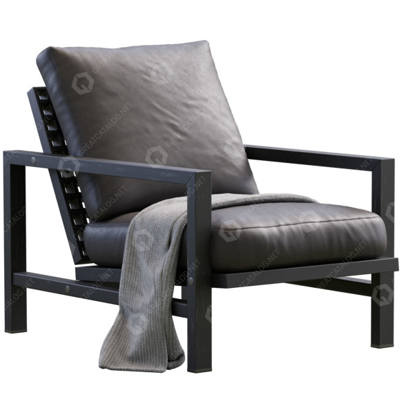 Sessel Minotti Quadrado 3D-Modell