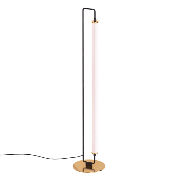 Lampadaire West Elm Linear Metal LED modèle 3D