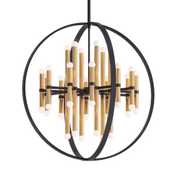 Chandelier Oxygen Lighting Nero
