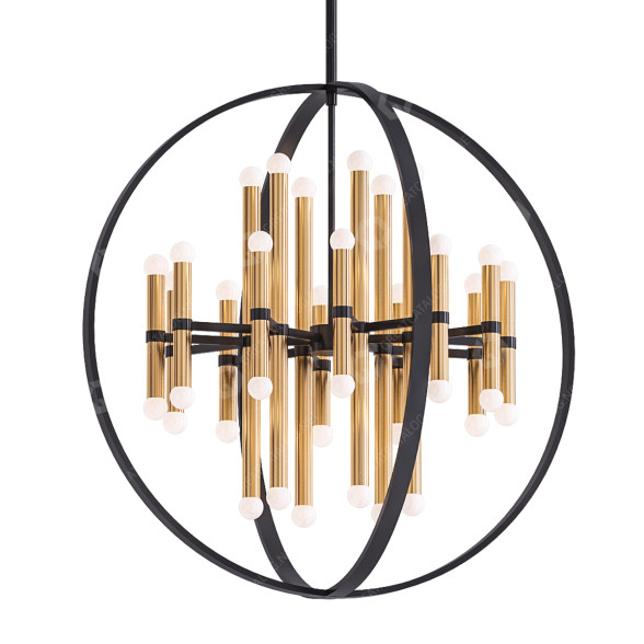 Люстра Oxygen Lighting Nero 3D модель
