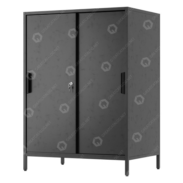 Wardrobe IKEA Trotten with Sliding Doors 3D model