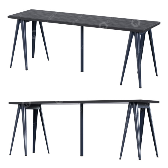 Стіл IKEA Lagkapten Narspel 3D модель