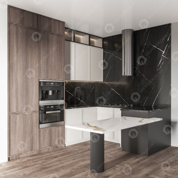 Küche Mini 027 3D-Modell