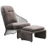 Armchair and Ottoman Minotti Colette - ED-MONTE
