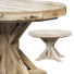Table Pottery Barn Benchwright Round Pedestal Extending Dining - babarikograf